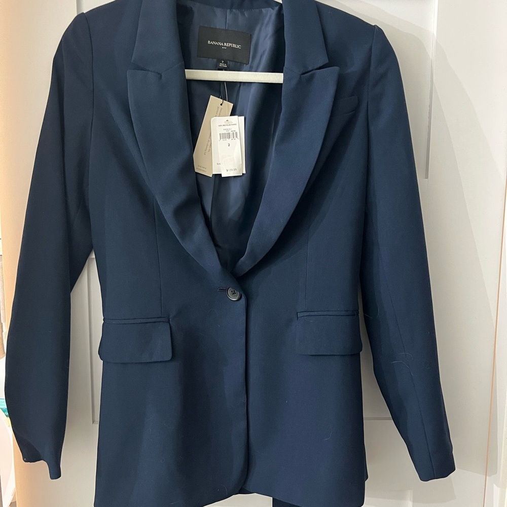 Banana Republic Women's Dark Blue Suit Jacket